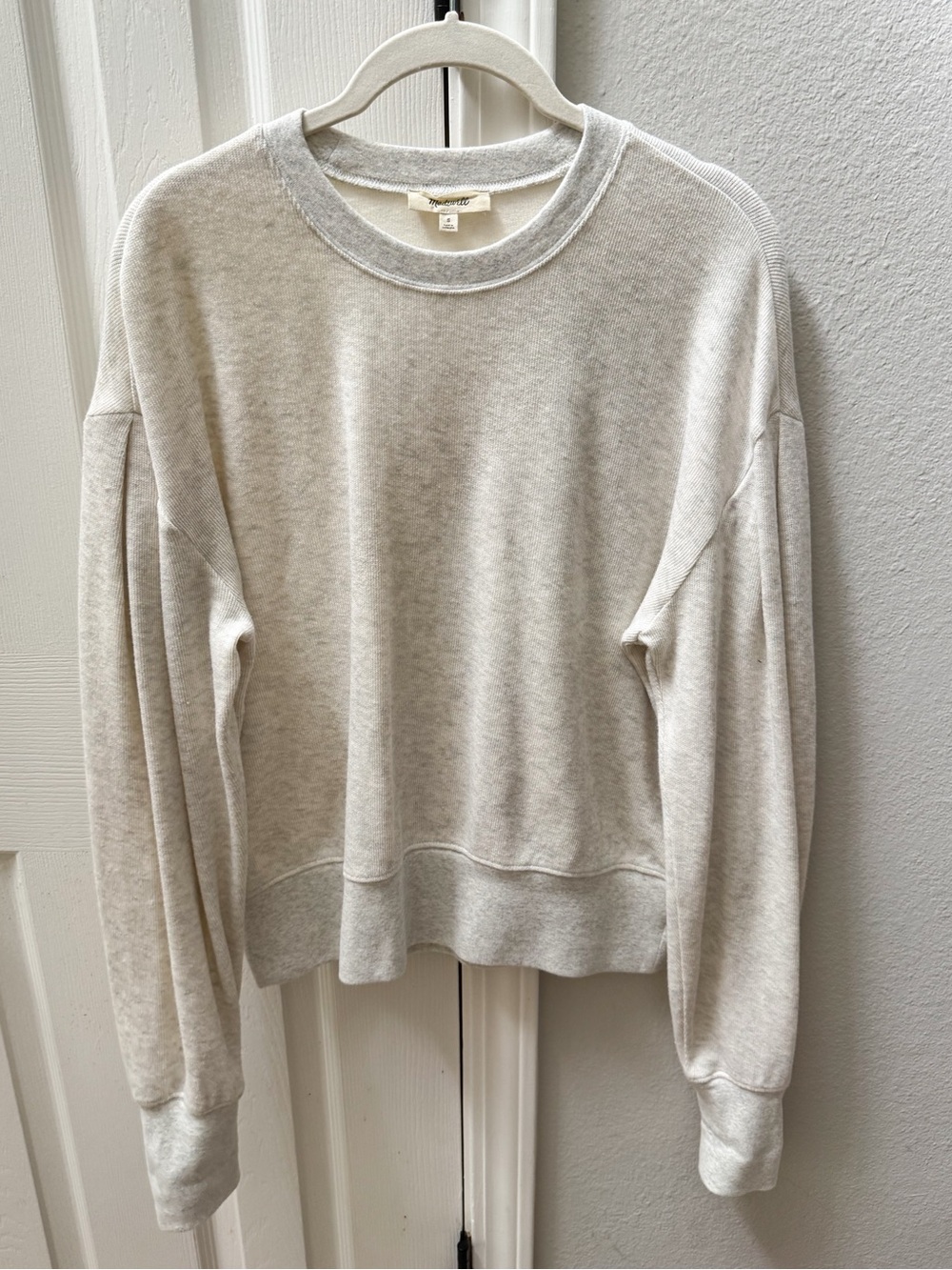Madewell gray sweatshirt small